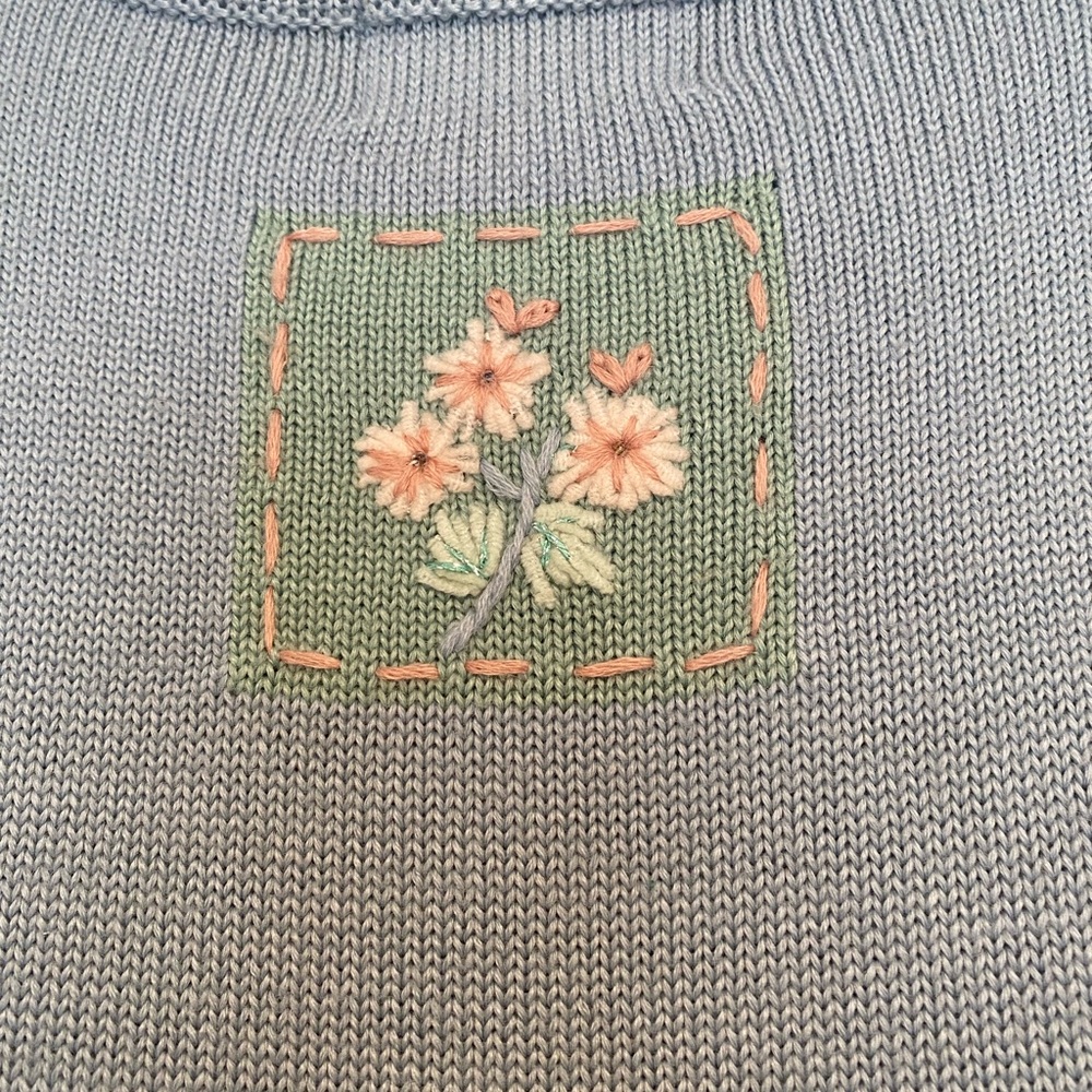 Alfred Dunner Multicolor Patchwork Sweater - image 3